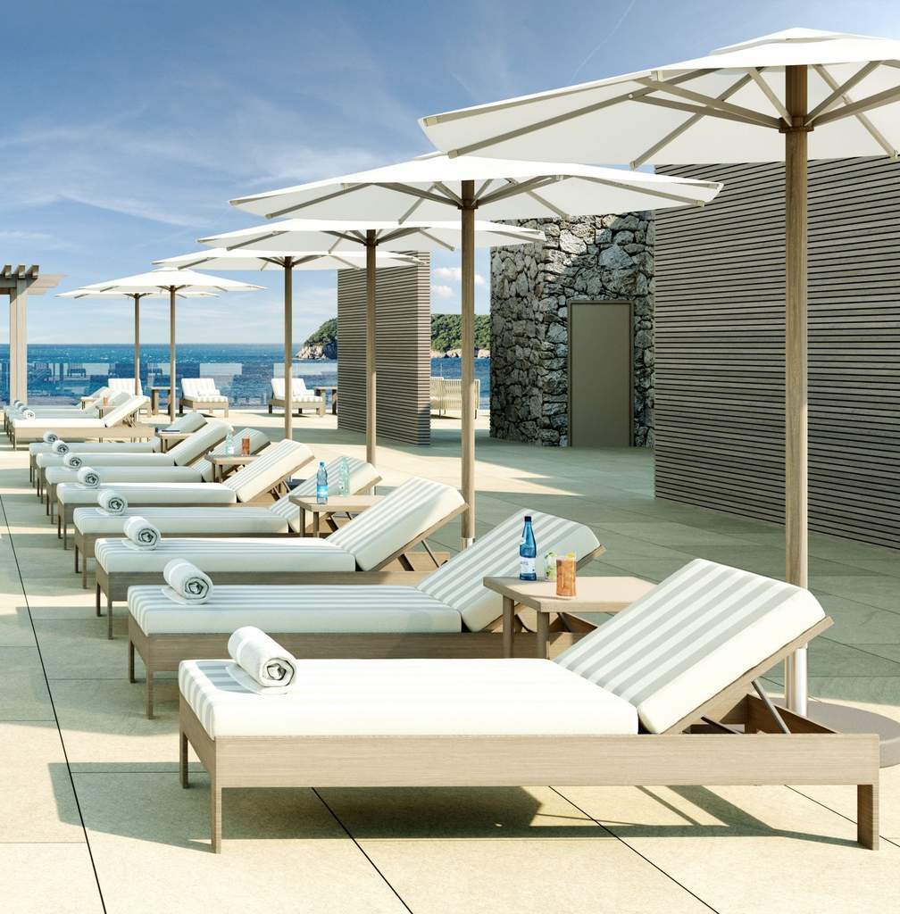 Royal Blue Hotel Дубровник Екстериор снимка The rooftop pool at the Mandarin Oriental, Barcelona